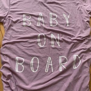 Baby On Board Maternity Shirt!